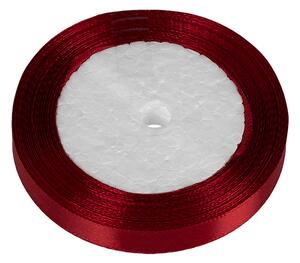 BELLATEX Stuha saténová Bordová 12 mm / 22,5 m