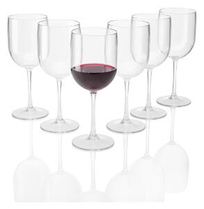 ERNESTO® Sada sklenic, 6dílná (transparentní, sklenice na víno) (100375079004)