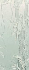 Šedo-modrá vliesová fototapeta na zeď, Listy, stromy, DG3MOE1023, Wall Designs III, Khroma by Masureel