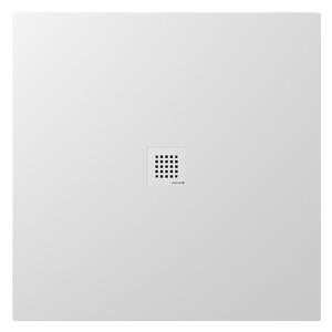 Polysan Polysan, TRENECA sprchová vanička z litého mramoru s možností úpravy rozměru 100x100cm, bílá matná, 84301.11