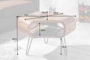 Konferenční stolek ORGANIC SMOKE 70 CM masiv sheesham Nábytek | Obývací pokoj | Konferenční stolky | Všechny konferenční stolky
