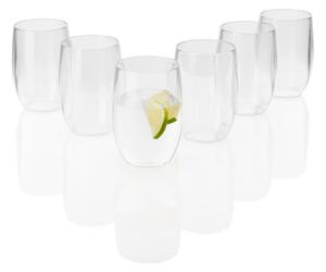 ERNESTO® Sada sklenic, 6dílná (transparentní, sklenice na vodu) (100375079006)