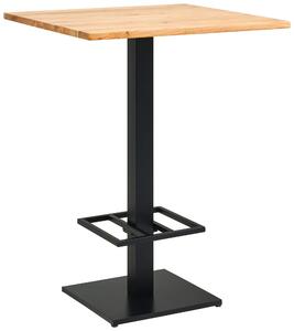 BAROVÝ STŮL, akácie, černá, barvy akácie, 80/105/80 cm MID.YOU - Barové stoly