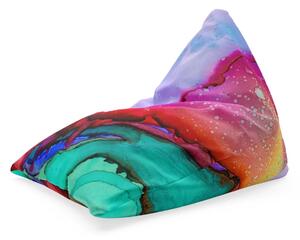 Sablio Sedací vak Triangl Barvičky: 120 x 100 x 100 cm