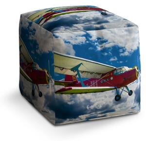 Sablio Taburet Cube Letoun - 40x40x40 cm