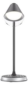 Immax 08972L - LED Stmívatelná stolní lampa FINCH LED/9W/12/230V šedá/chrom