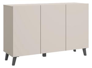 ŠIROKÁ KOMODA, béžová, kašmírová, 120/76/39 cm P & B - Online Only komody, Online Only