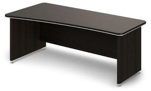 Ergonomický stůl TopOffice 200 x 100 cm, levý, wenge