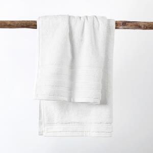 Goldea hebký ručník z organické bavlny - bílý 30 x 50 cm