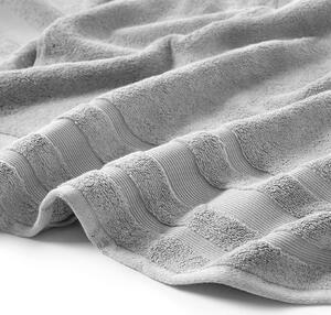 Goldea hebký ručník z organické bavlny - šedý 30 x 50 cm