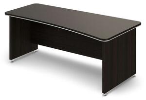 Ergonomický stůl TopOffice 200 x 100 cm, pravý, wenge