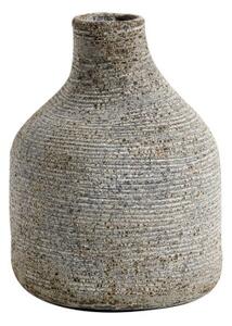 Terakotová váza Rustic Stain Grey 18 cm Muubs