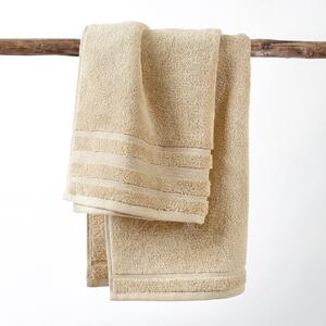 Goldea hebký ručník z organické bavlny - béžový 30 x 50 cm