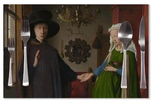 Sablio Prostírání Svatba manželů - Jan van Eyck: 40x30cm