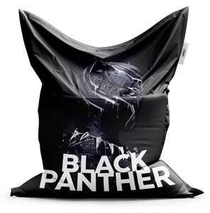 Sablio Sedací vak BLACK PANTHER z profilu Černý - 150x100 cm