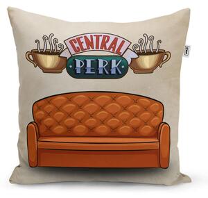 Sablio Polštář Seriál přátelé CENTRAL PERK Gauč - 40x40 cm
