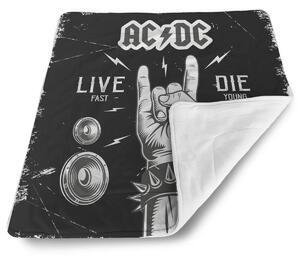 Sablio Deka pro miminko ACDC Live fast, die young - 80x100 cm