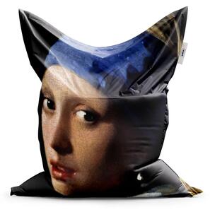 Sablio Sedací vak Dívka s perlou - Johannes Vermeer - 150x100 cm