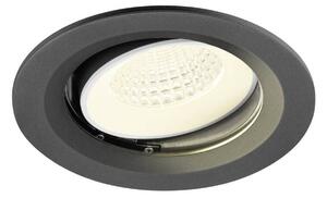 BIG WHITE SLV NUMINOS MOVE M Stropní vestavné svítidlo, 4000 K, 55°, IP20, kulaté, černé / bílé 1009692