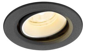 BIG WHITE SLV NUMINOS MOVE XS Stropní vestavné svítidlo, 4000 K, 20°, IP20, kulaté, černé / bílé 1009362