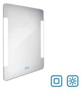 Nimco LED zrcadlo 15W, 60x80 cm se dvěma dotykovými senzory