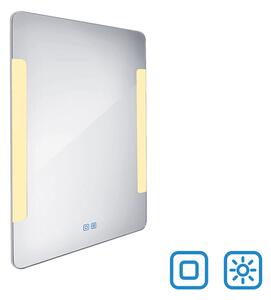 Nimco LED zrcadlo 15W, 60x80 cm se dvěma dotykovými senzory