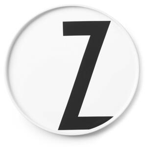 Design Letters Talíř s písmenem Z, white
