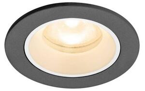 BIG WHITE SLV NUMINOS XS Stropní vestavné svítidlo, 2700 K, 55°, IP20, kulaté, černé / bílé 1009278