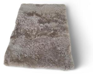 Kožený koberec z ovčí kůže - střižený chlup - len - 3K - rovný 3 kůže Střižený chlup 5 cm