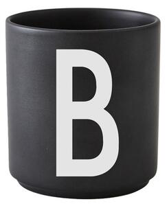 Design Letters Hrnek s písmenem B, black
