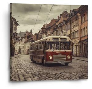 Sablio Obraz Historický autobus - 50x50 cm
