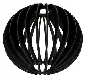 Stínidlo pro lustrovou lampu, dřevěná koule, černé