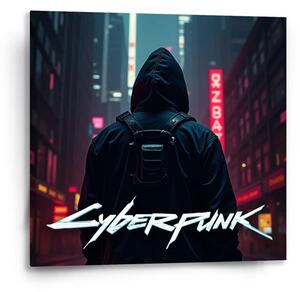 Sablio Obraz Cyberpunk 2077 Pohled do města - 50x50 cm