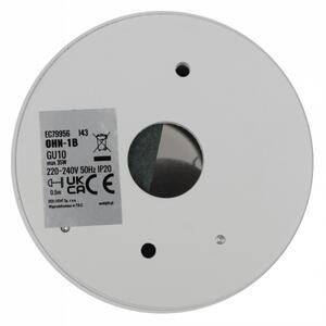 Halogenové stropní svítidlo, LED trubice GU10, pohyblivé bodové svítidlo, přisazené, bílé