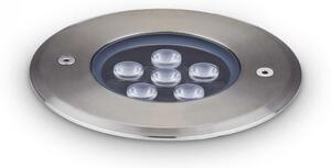 Ideal Lux 255668 LED venkovní zápustné bodové svítidlo Floor 1x6W | 780lm | 3000K | IP67 - ocel
