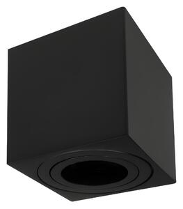 Přisazené halogenové trubicové LED stropní bodové světlo GU10, černé
