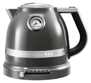 KitchenAid Retro rychlovarná konvice Artisan 5KEK1522, 1,5 l, stříbřitě šedá 5KEK1522EMS