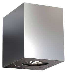 LED venkovní světlo Canto Kubi 2, 10 cm, nerez