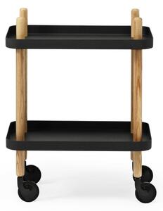 Normann Copenhagen Servírovací stolek Block Table, black