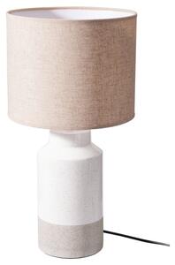 Stolní lampa DAISY béžová/bílá