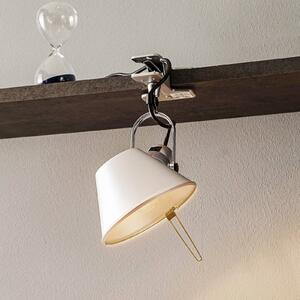 Artemide Tolomeo Pinza - designová připínací lampa, Hliník / šedá / zinek, Obývací pokoj / jídelna, Hliník, Design