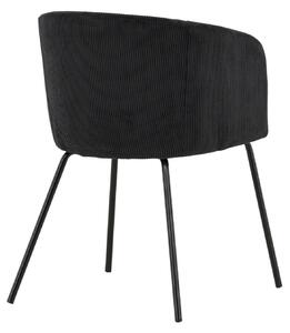 Jídelní židle Berit, černá, 56x52x78
