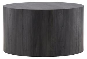 Odkládací stolek York, černá, φ80