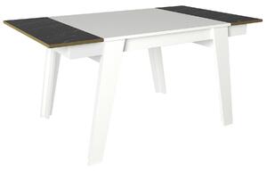 Jídelní stůl (pro 6 osob) Raven (Bílá + Zlatá + Černá). 1072124