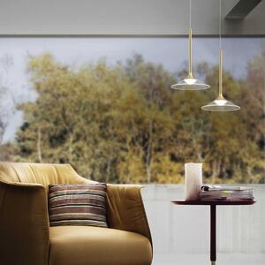 Ideal Lux 256443 LED závěsné stropní svítidlo Tristan 1x5W | 540lm | 3000K - zlatá