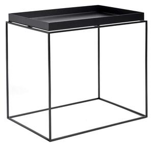HAY Stolek Tray Side Table Rectangular 40x60, black