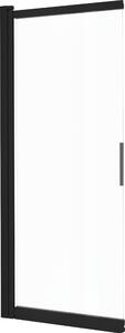 Deante Prizma vanová zástěna 98.1 cm dvoudílný černá matný/čiré sklo KTJ_N73R