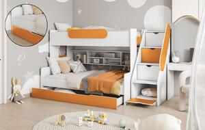 Patrová postel Segan s úložným prostorem