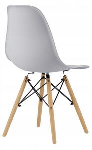 SUPPLIES CINKLA Skandinávská Jídelní židle - šedá barva