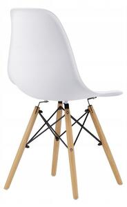 SUPPLIES CINKLA Skandinávská Jídelní židle - bílá barva